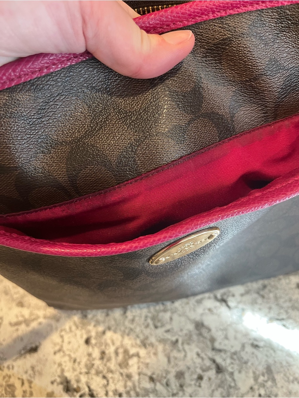 Coach Signature File Crossbody Bag - Picture 6 of 16